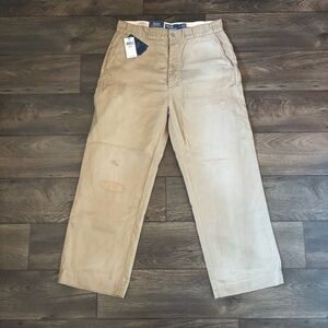 Polo Ralph Lauren Men's The Big Chino Relaxed Fit Khaki Pants Size 32x30 NEW